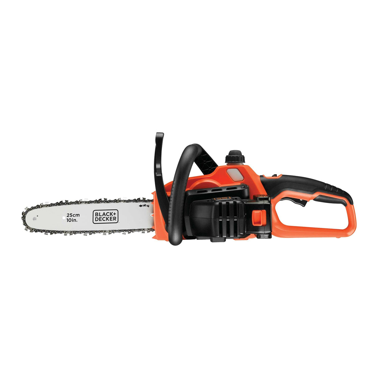 BLACK+DECKER GKC1825L50, Motosierra 18 V 5 Ah y Longitud de Espada 25 cm con Una Batería y Cargador