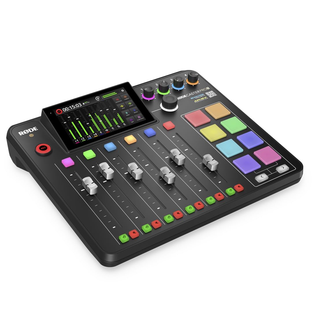 RØDE RØDECaster Pro II RØDECaster Pro II de RØDE, solución de producción todo en uno para podcasts, transmisiones, producción musical y creación de contenido