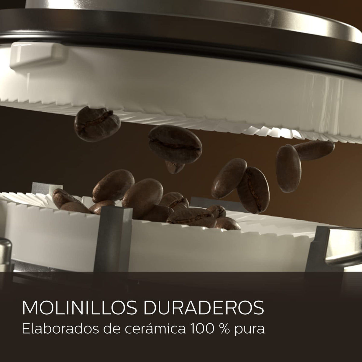 Saeco GranAroma Cafetera Superautomática - 14 Variedades de Café, Pantalla en Color Intuitiva, 4 Perfiles de Usuario, Molinillo de Cerámica (SM6580/10)