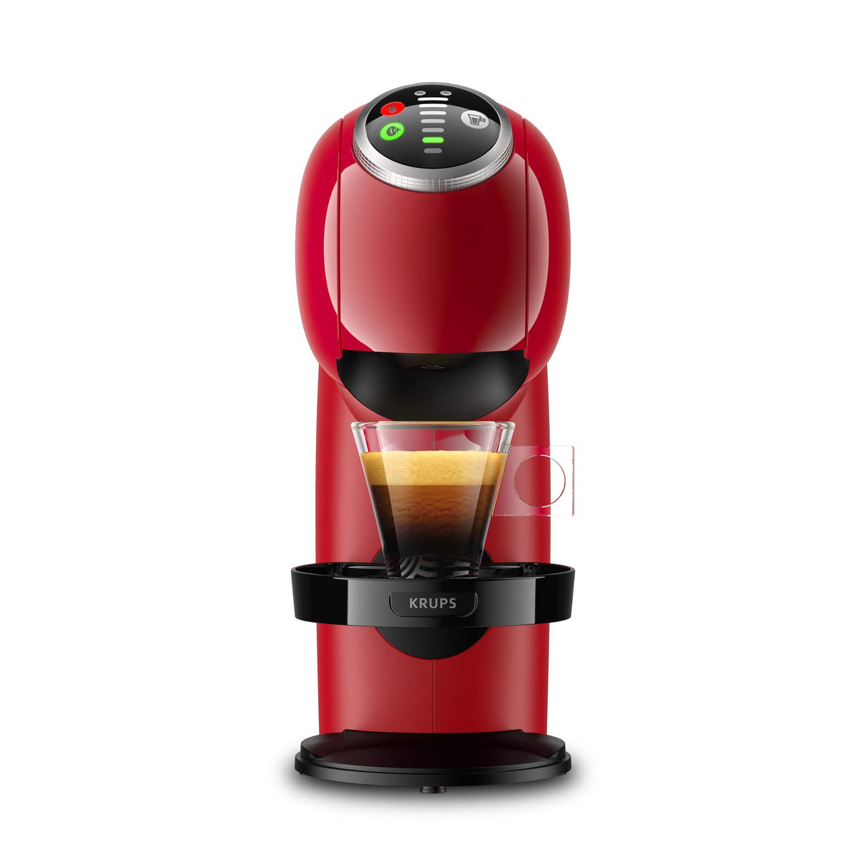 Krups Nescafé Dolce Gusto Genio S Plus KP3405. Cafetera de cápsulas, Eco, pantalla táctil, 4 ajustes temperatura, rojo
