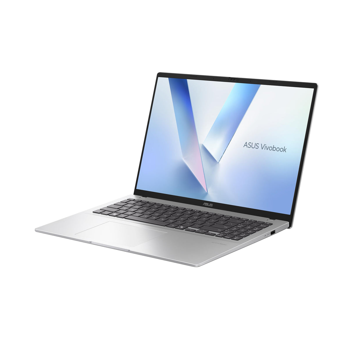 ASUS Vivobook 16 M1607KA-MB171W Copilot+ PC - Ordenador Portátil WUXGA (AMD Ryzen AI 5 330, 16GB RAM, 512GB SSD, Radeon 820M, Windows 11 Home) Plata Fría - Tec. QWERTY ESP