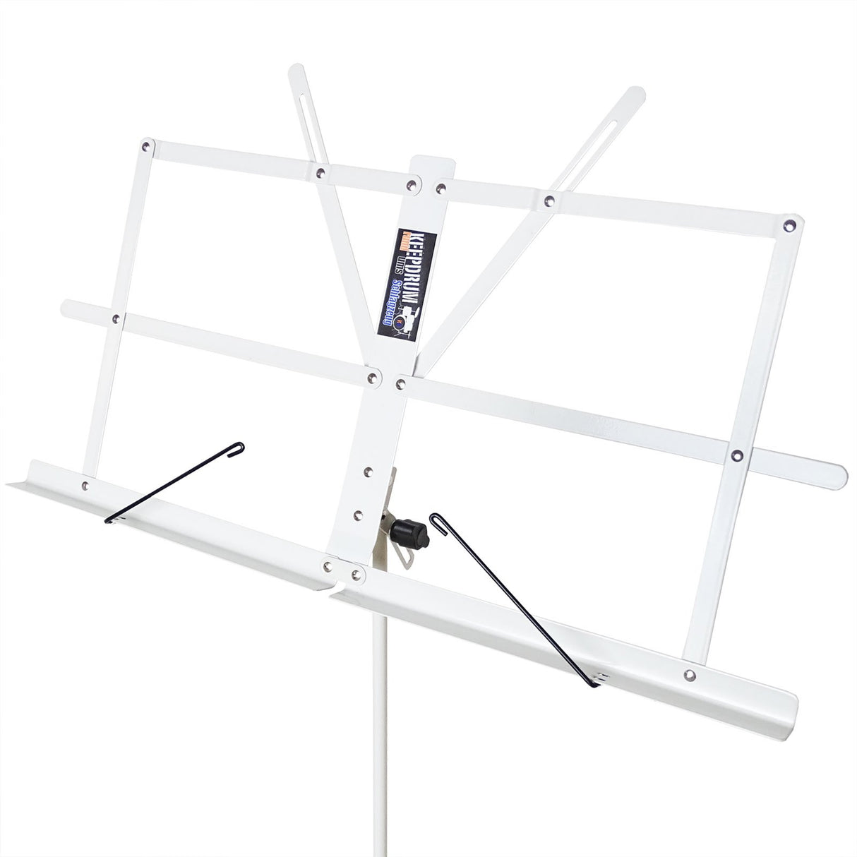 Keepdrum mus2wh Ordenador Soporte Blanco + – Atril Imanes 10stk + Funda