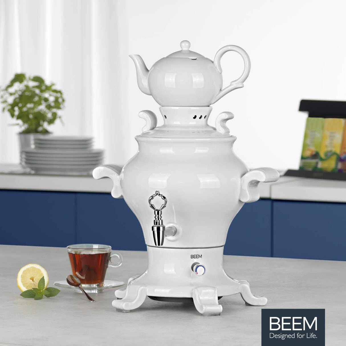 Beem 6134 Samovar Rebecca III-5 litros de Acero Inoxidable