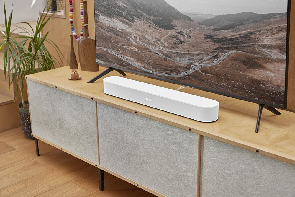 Sonos Barra de Sonido Beam (2.ª Gen.) compacta con Dolby Atmos y Control por Voz - Blanco