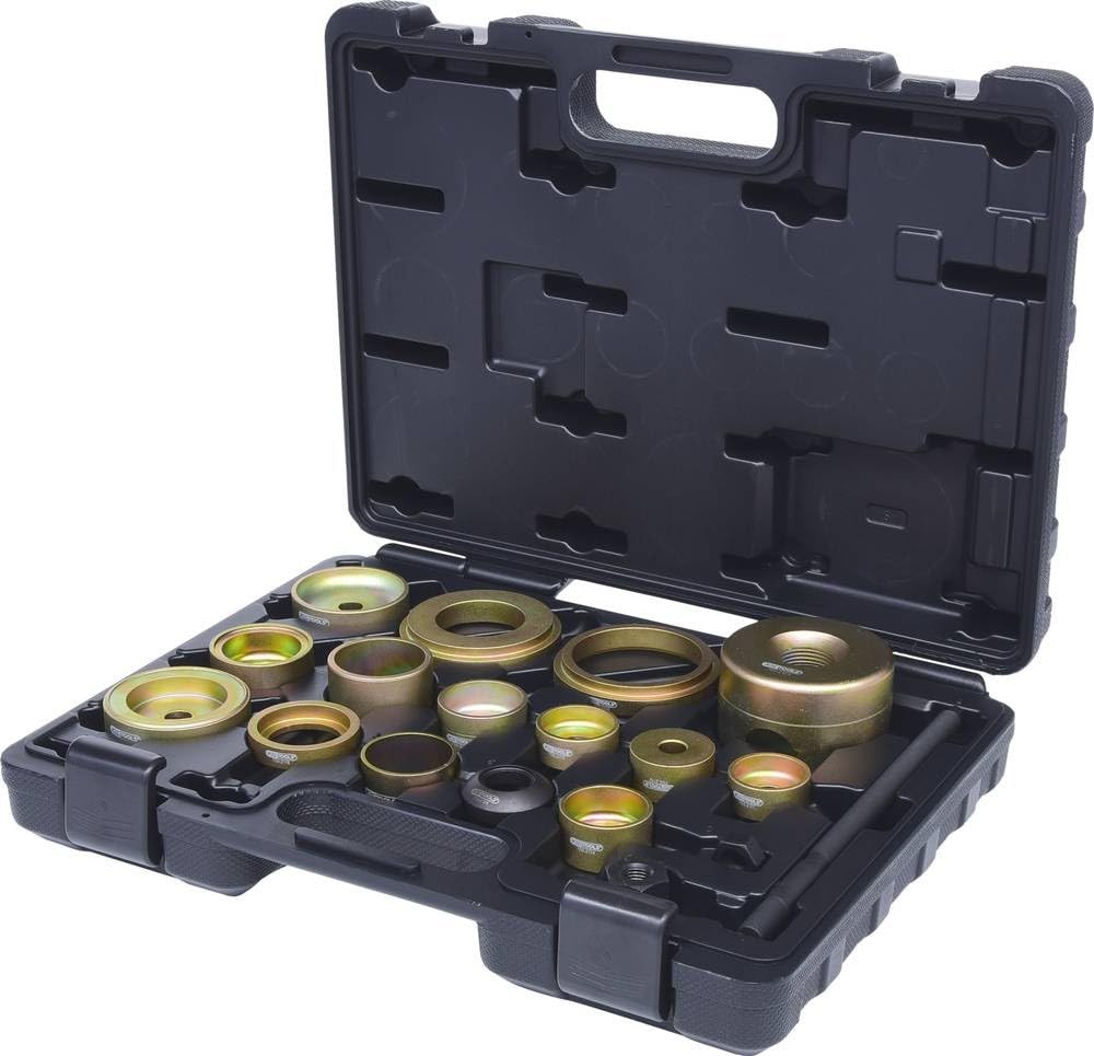 KS Tools 700.2110 Conjunto de herramientas de silentblock para ejes traseros VAG, 18 pzs