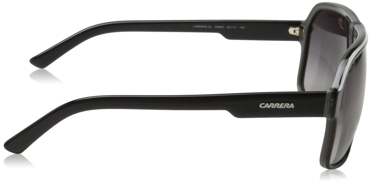 Carrera Gafas de Sol 33 Black Crystal Grey/Dark Grey Shaded 62/11/140 unisex