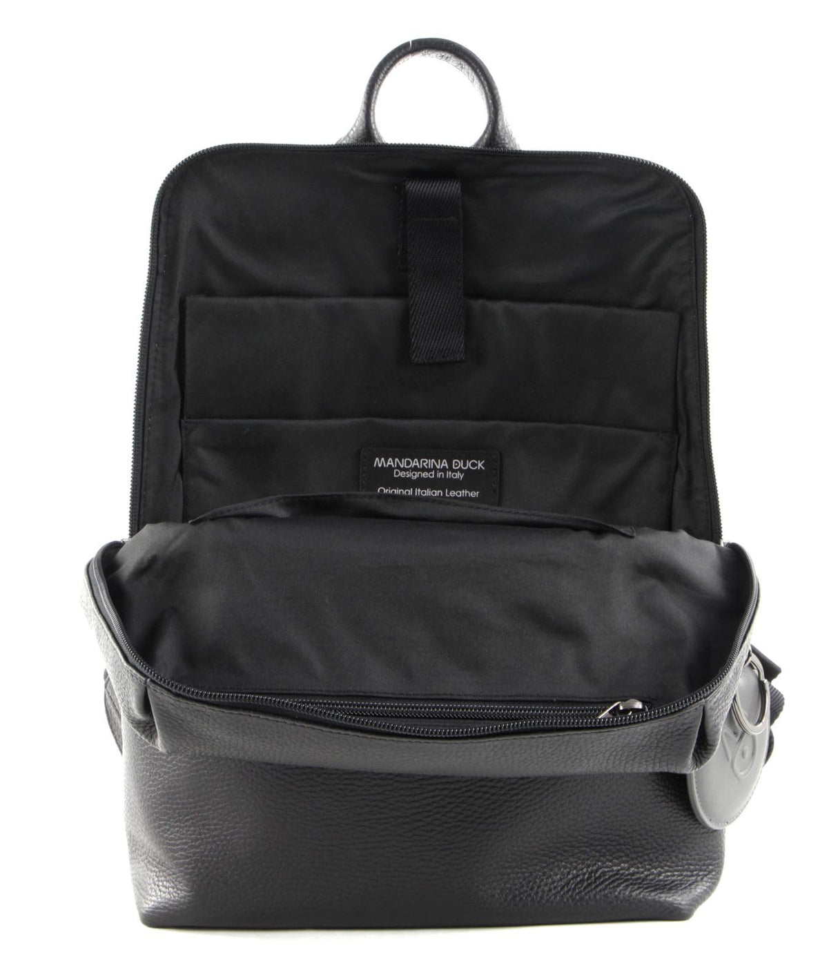 Mandarina Duck Mellow Leather P10fzt38, Mochila para Mujer, Negro (Nero), 35x26x12 (L x H x W)