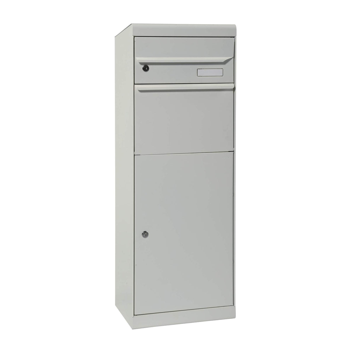 ME-FA 661041M Maple 661 (Color, buzón con Cerradura, tamaño 1091 x 402 x 303), Aluminio Blanco