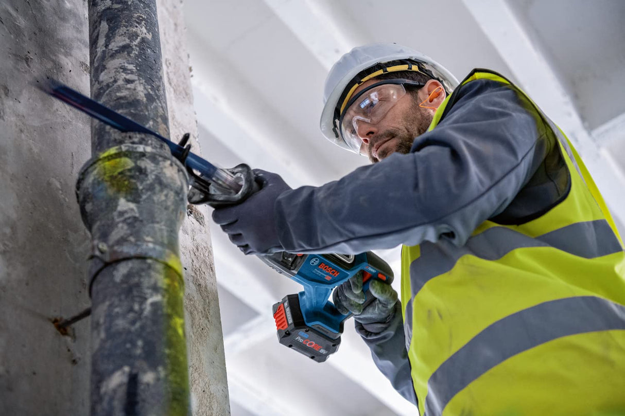 Bosch Professional 18V System GSB 18V-110 C + GKS 18V-68 GC + GSA 18V-28 - Set taladro +sierra circular +sable (2 bat. ProCORE 5.5 Ah, 1 bat. ProCORE 4.0 Ah, L-BOXX)