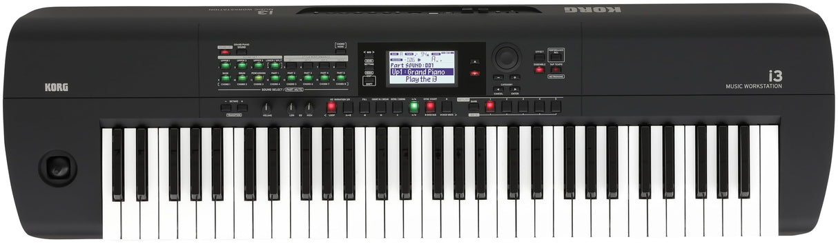 KORG I3 Keyboard Arranger - 61 Notes, Black Matt