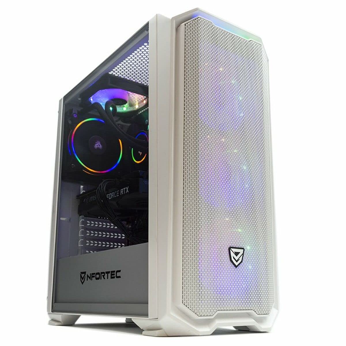 PcCom PC de Sobremesa Gold Elite AMD Ryzen 5 5600X Blanco 1 TB SSD 16 GB RAM GeForce RTX 3060