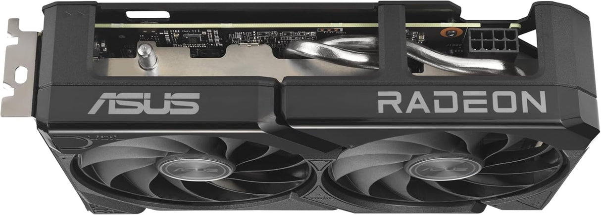 ASUS Dual Radeon RX 9060 XT - Tarjeta gráfica (PCIe 5.0, 16 GB GDDR6, HDMI 2.1b, DisplayPort 2.1a, 2,5 Ranuras, diseño de Ventilador Axial-Tech, tecnología 0dB)