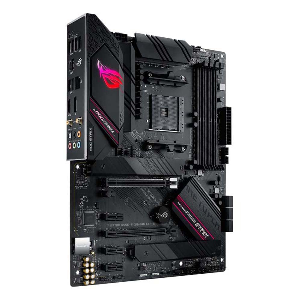 ASUS ROG Strix B550-F Gaming WiFi II, Placa Base Gaming AMD B550 (PCIe 4.0, VRM de 12+2 Fases, 2.5 GB Ethernet, WiFi 6E, 2X M.2, SATA 6 Gbps, USB 3.2 Gen. 2, Aura Sync RGB), ATX