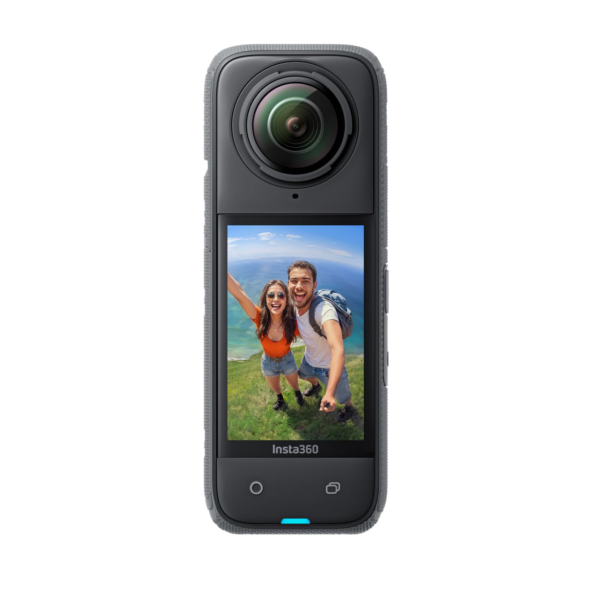 Insta360 X4 - Cámara de acción Impermeable 8K 360, Vídeo 4K Gran Angular, Efecto Selfie Stick Invisible, Protectores de Lente Extraíbles, 135 Min Batería, Edición IA, Estabilización, para Deportes