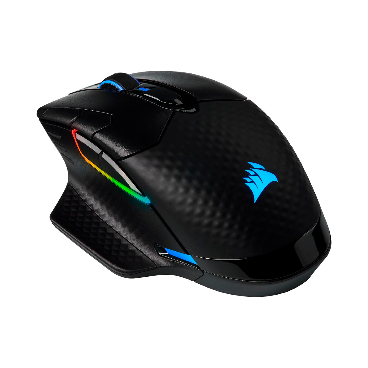 Corsair DARK CORE RGB PRO Ratón Inalámbrico FPS/MOBA para Juegos - 18.000 PPP - 8 Botones Programables - Inalámbrico Sub-1ms - Compatible con iCUE - PC, Mac, PS5, PS4, Xbox - Negro