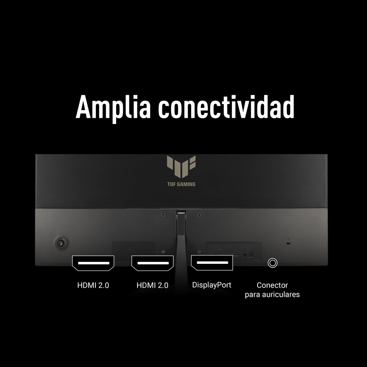 ASUS TUF Gaming VG249Q5R Monitor de 23,8 Pulgadas, Full HD (1920 x 1080), 200 Hz, Fast IPS, ELMB, 0.3 ms GTG (mín), Altavoz estéreo, DisplayWidget Center, AI Visual