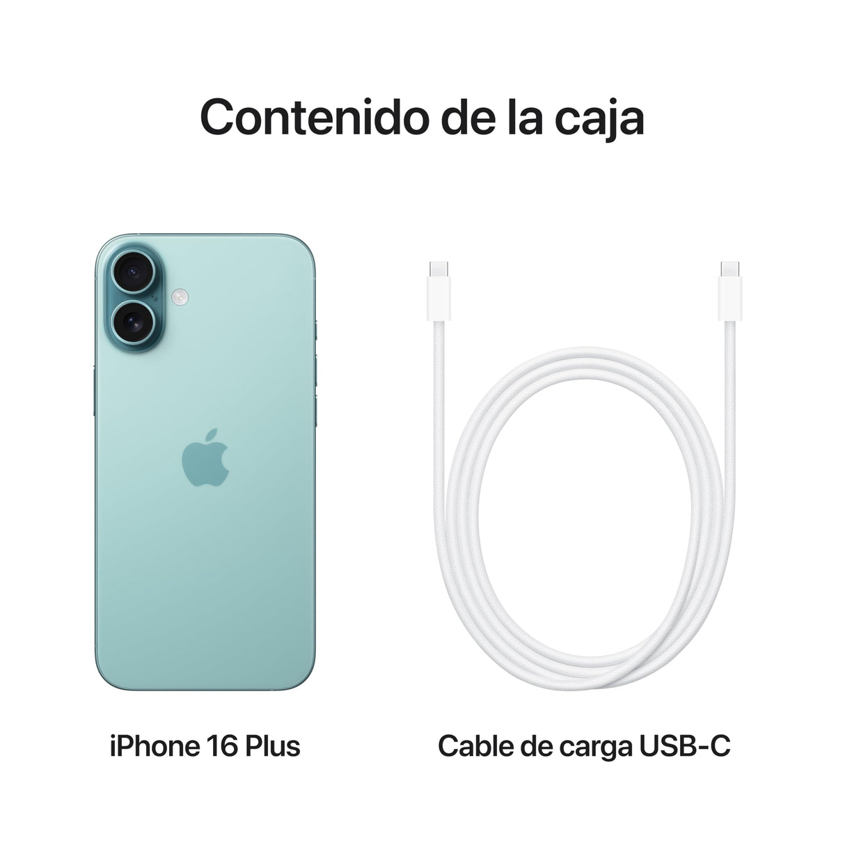 Apple iPhone 16 Plus de 256 GB: Smartphone 5G con Control de Cámara, Chip A18 y un subidón en autonomía. Compatible con los AirPods; Turquesa
