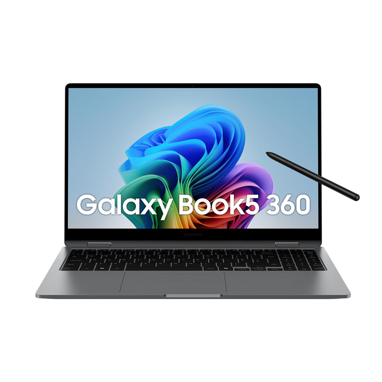 Samsung Galaxy Book5 360, Ordenador Portátil IA 15,6", Procesador Intel Core Ultra 7, 16GB RAM, Almacenamiento 1TB, Windows 11 Home, Gris, Teclado QWERTY Español