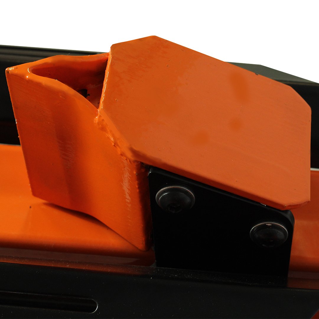 Forest Master 7 toneladas de Potente Separador de Madera eléctrico Duocut Banco de Trabajo con Cuchillas y Rejilla de protección FM10D-7-TC, Rojo