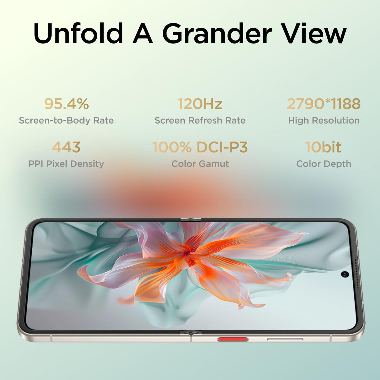 nubia Flip 5G Smartphone Desbloqueado: teléfono móvil Plegable con Pantalla Dual, cámara Dual AI de 50 MP, Snapdragon 7 Gen1, 4310 mAh, Carga rápida de 33 W, teléfono Android de Bolsillo para jóvenes