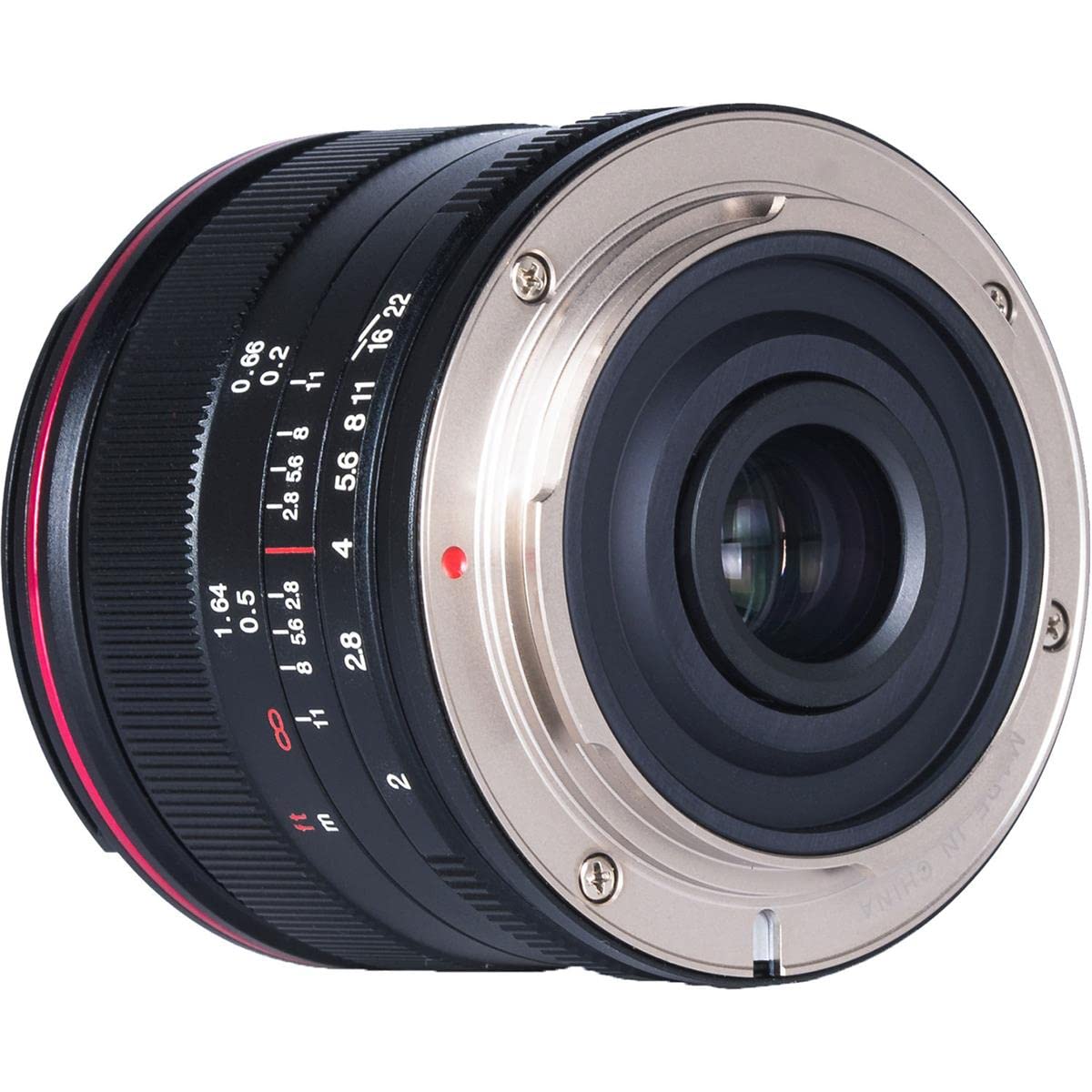 Venus Optics VE7520MFTLWBLK - Objetivo 7.5 mm f/2 MFT para Drones, Color Negro
