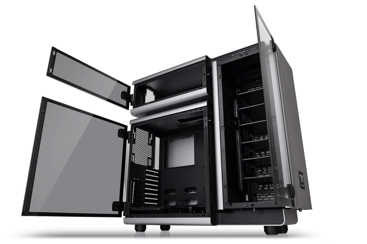 Thermaltake Level 20 Tempered Glass Edition - Chasis de Torre Completo, Color Negro