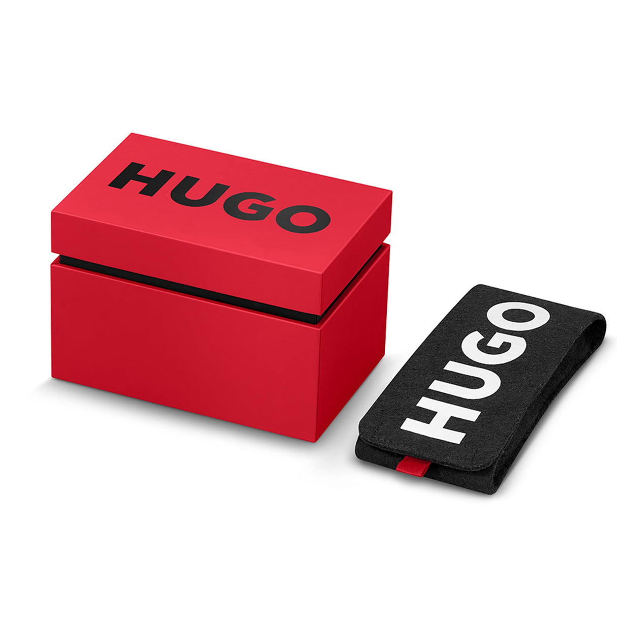 HUGO Reloj con Movimiento de Cuarzo de Tres Manecillas para Mujer Colección #Cosy con Correa de Acero Inoxidable Plateada - 1540178