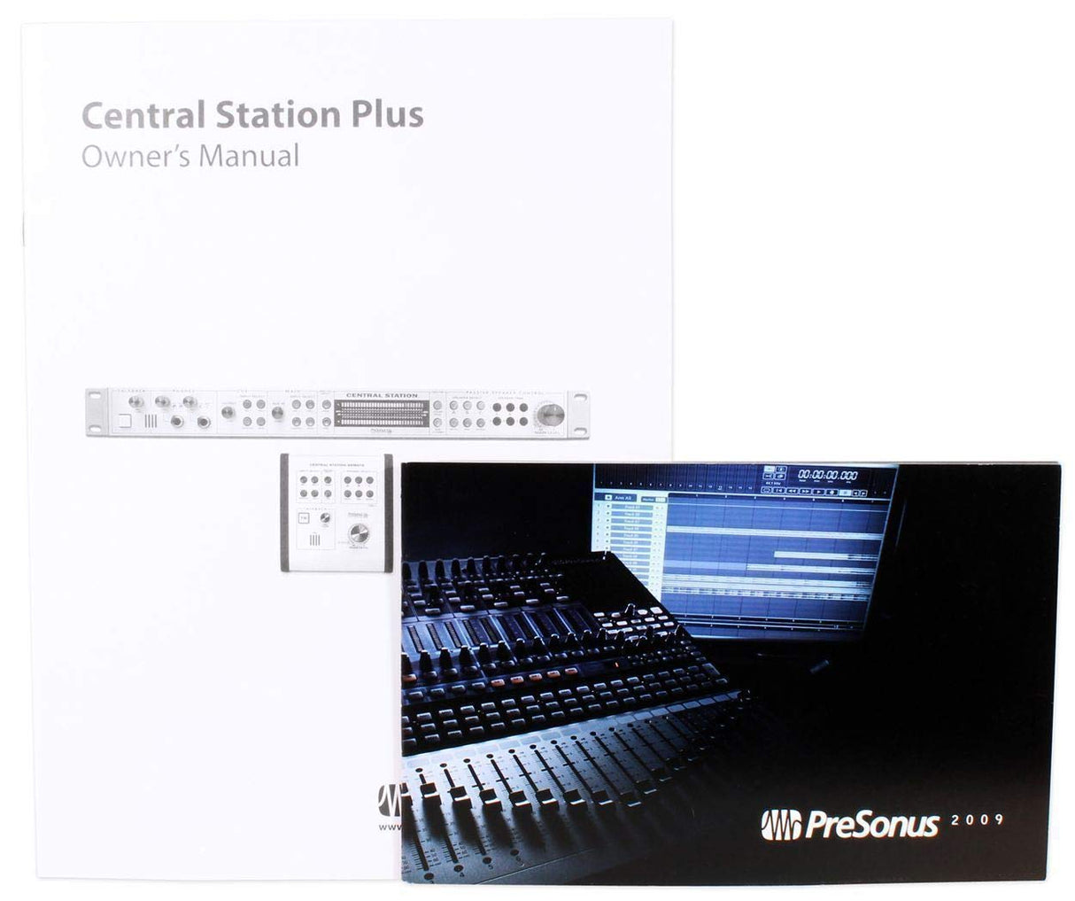 PreSonus Central Station PLUS: Studio Control Center with Remote Control, plata
