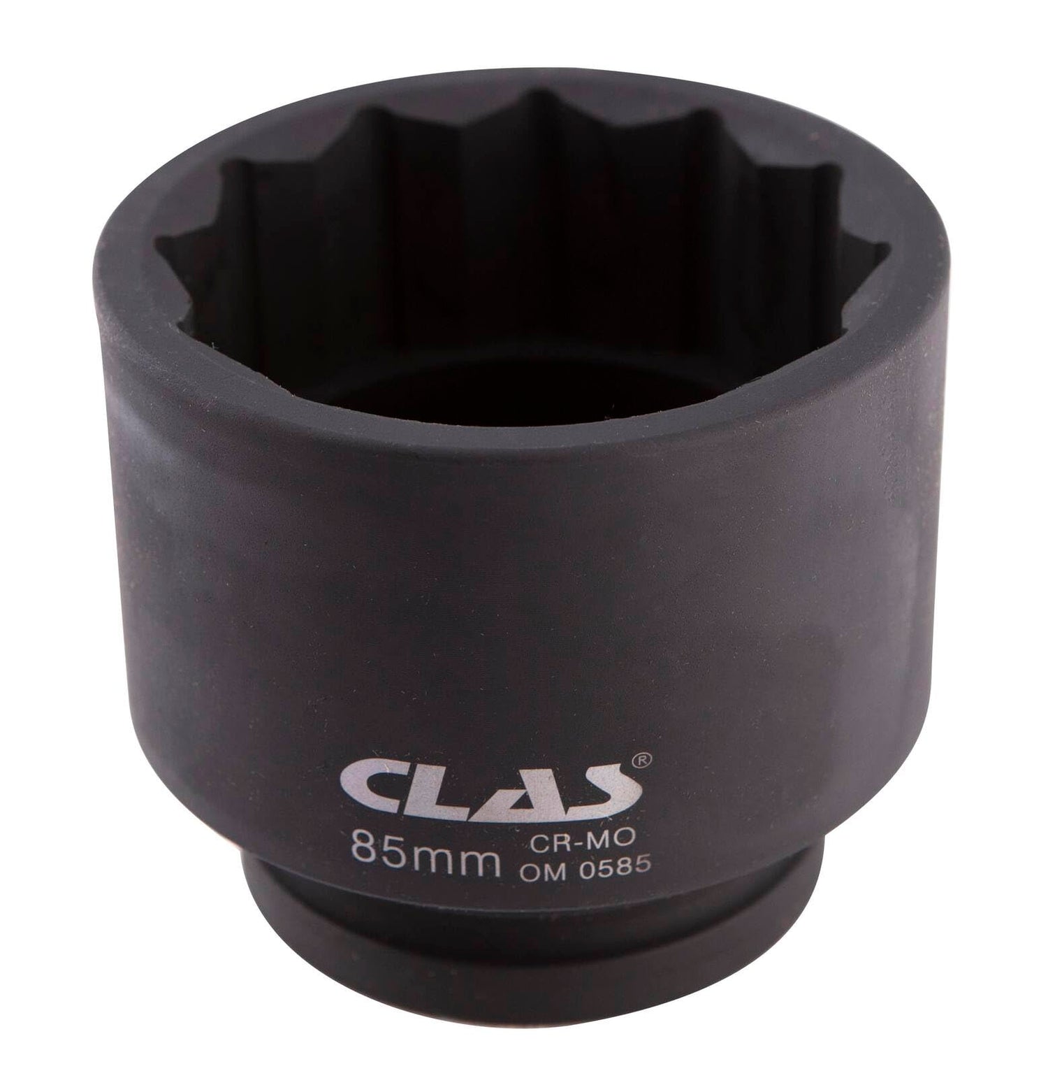CLAS Equipements Om 0585 - Llave de vaso de impacto (12 caras, diámetro de 85 mm)