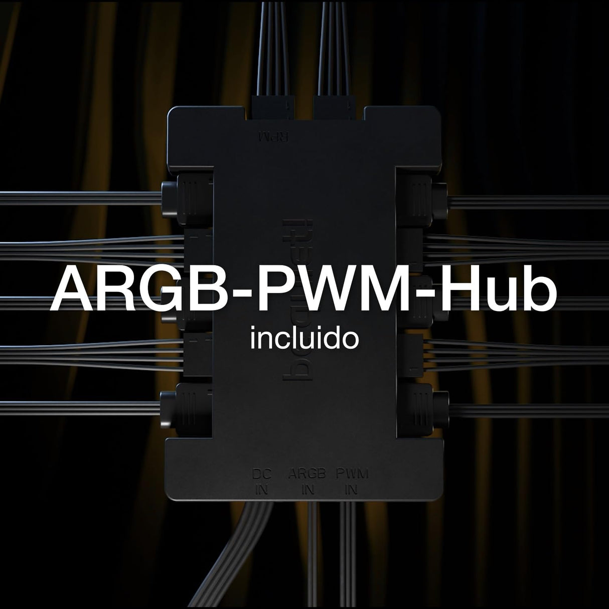 be quiet! Light Loop 240 mm Black CPU refrigerador con agua para sistemas muyoverclockeados, elegante bloque de refrigeración ARGB, 2 ventiladores Light WingsLX PWM high-speed, con ARGB-PWM-Hub