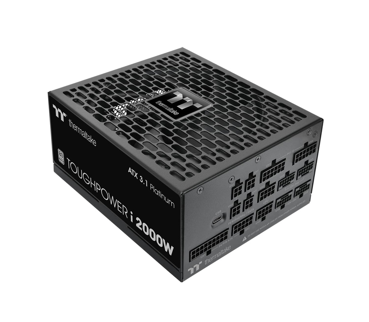 Thermaltake Toughpower i 2000W | Fuente de Alimentación Digital ATX 3.1 | 80 Plus Titanium | PCIe Gen 5.1 con 12V-2×6 | Monitorización en Tiempo Real | Totalmente Modular