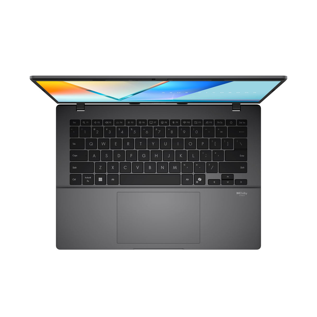 ASUS Vivobook S 14 S3407QA-KP014W Copilot+ PC - ORD.Portátil 14" WQXGA (Qualcomm Snapdragon X (X1-26-100), 16GB RAM, 1TB SSD, Qualcomm Adreno GPU, Win 11 Home) Gris Mate - Teclado QWERTY español