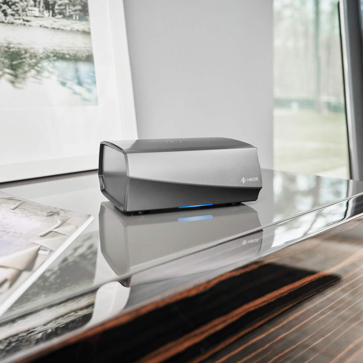 Denon HEOS Link HS2 - Preamplificador (Bluetooth, Wi-Fi) Color Negro