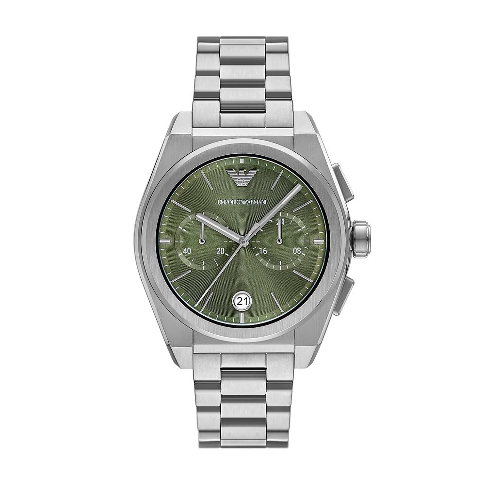 Emporio Armani Hommes Analogique Quartz Montre Avec Bracelet en Acier Inoxydable AR11640