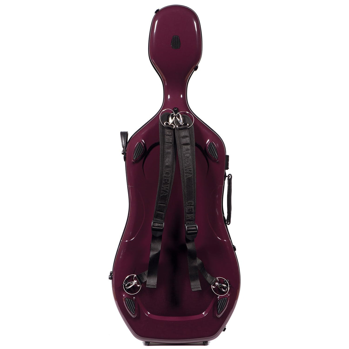 Gewa Celloetui AIR 3,9 kg violeta/negro Made in Germany extremadamente irrompible, mejores propiedades aislantes