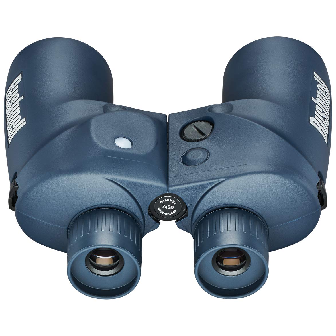 Bushnell - Marine - 7x50 - Azul - Prisma Porro - Telemetro interno - Brújula iluminada - Impermeable - Observación de aves - Visitas turísticas - Viajes - Vida silvestre - Prismáticos - 137500