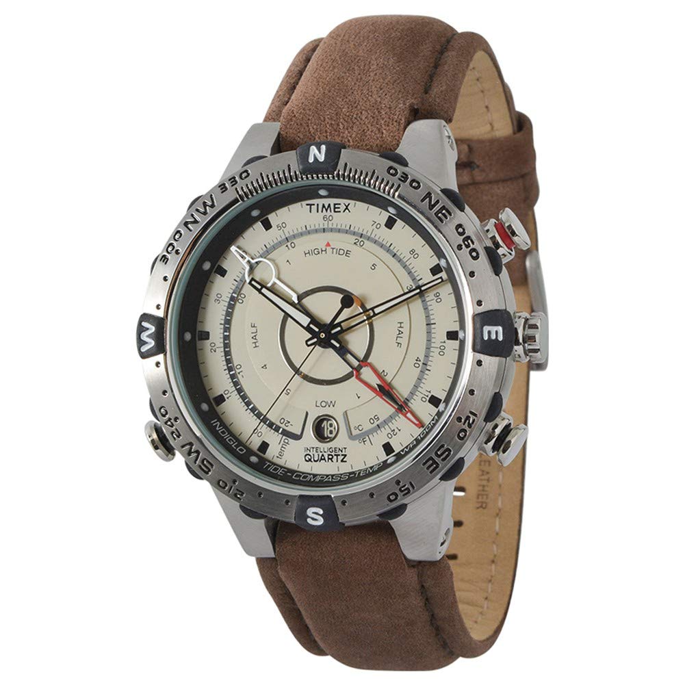 Timex Intelligent Quartz Tide-Temp-Compass - Reloj de 45mm para hombre T2N721