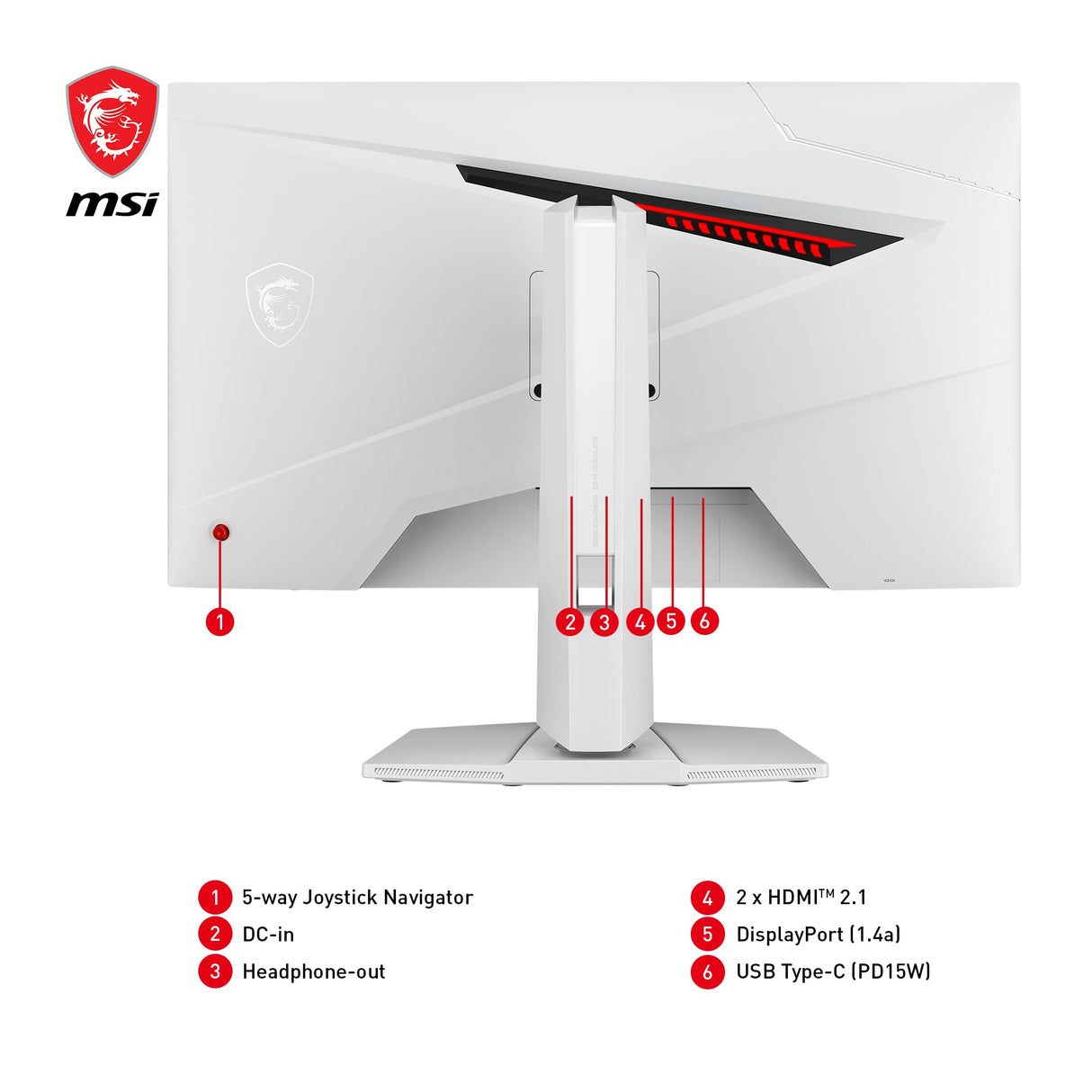 MSI Monitor Gaming mag 274UPF E2 4K Ultra HD 27"