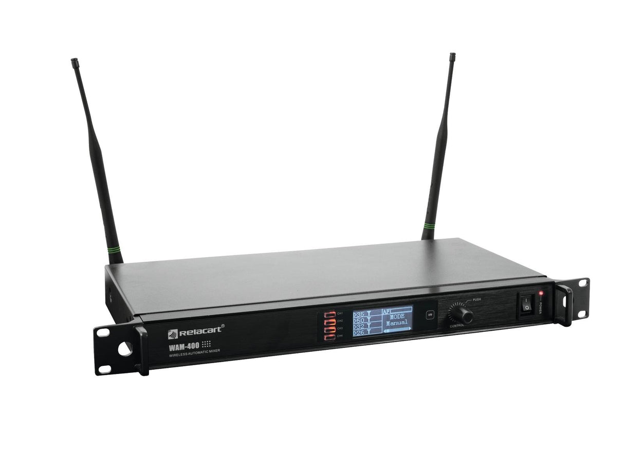 Relacart - Uhf mezclador automático de wam-400 4 canales digitales