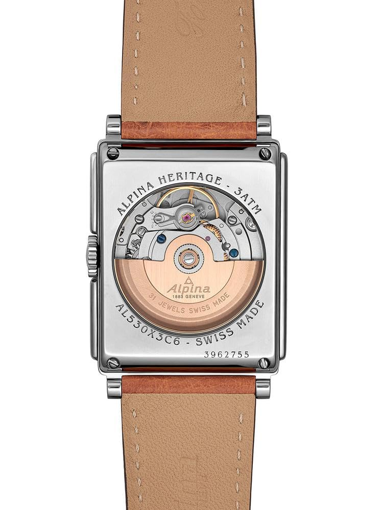Alpina Reloj Analógico para Hombre de Cuarzo con Correa en Acero Inoxidable mid-39665