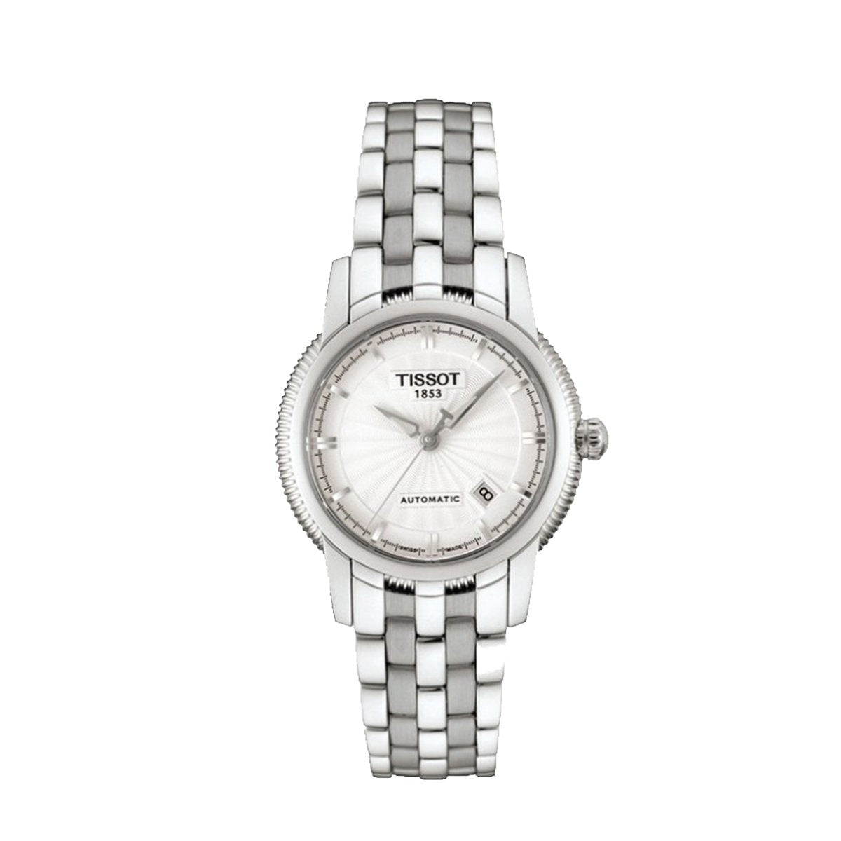 Tissot T97118331 - Reloj analógico de mujer de cuarzo con correa de acero inoxidable plateada