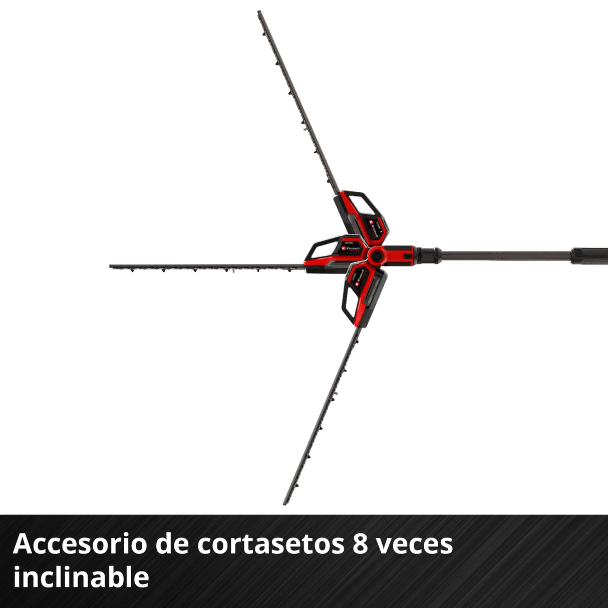 Einhell Professional Multiherramienta con batería GP-HC 18/5020 Li T BL-Solo Power X-Change (18 V, Brushless, Cortasetos de 50 cm, podadora de 18 cm, Mango telescópico, sin batería)