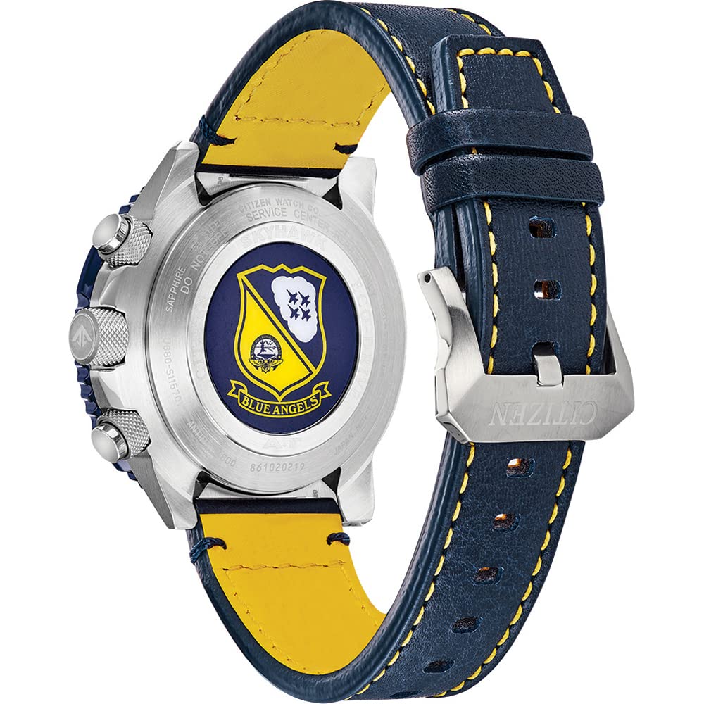 Citizen Reloj Analógico-Digital para Hombres de Energía Solar con Correa en Cuero JY8078-01L