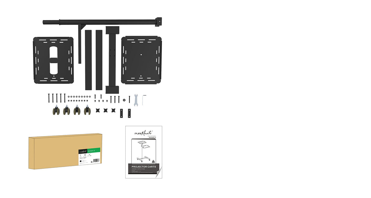 PureMounts PM-PCART-10 - Neigbarer Projektionswagen/-tisch para Beamer y Projektoren