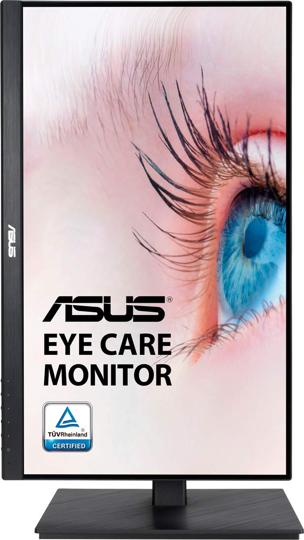 ASUS VA229QSB Monitor Eye Care: 21.5 pulgadas, FHD (Full HD 1920 x 1080), 75 Hz, Adaptive-Sync/FreeSync, DisplayPort, HDMI, Filtro de luz azul, Antiparpadeo, Soporte ergonómico