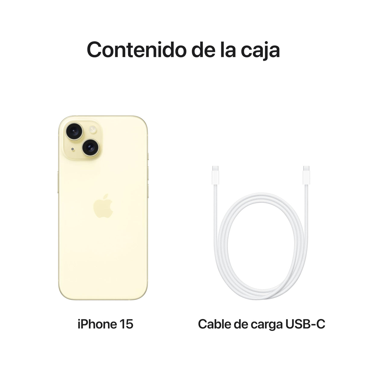 Apple iPhone 15 (128 GB) - en Amarillo