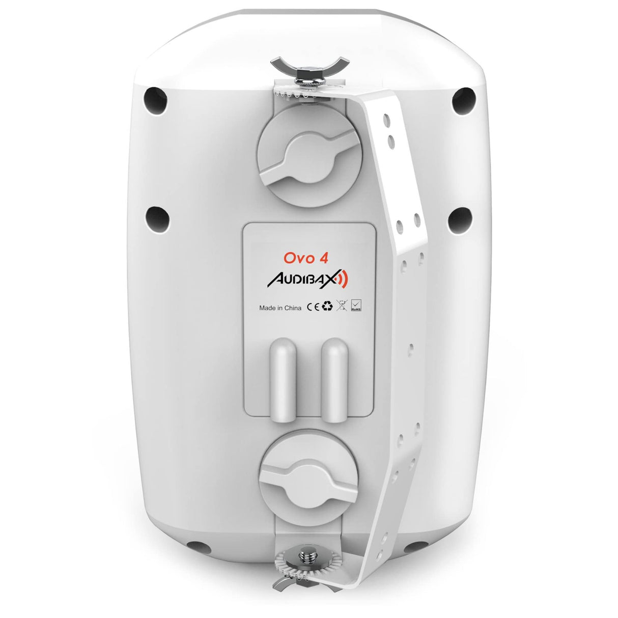 Audibax Ovo 4 White Pareja de Altavoces Pasivos Pared 4 Pulgadas 100v / 8 Ohm IP65