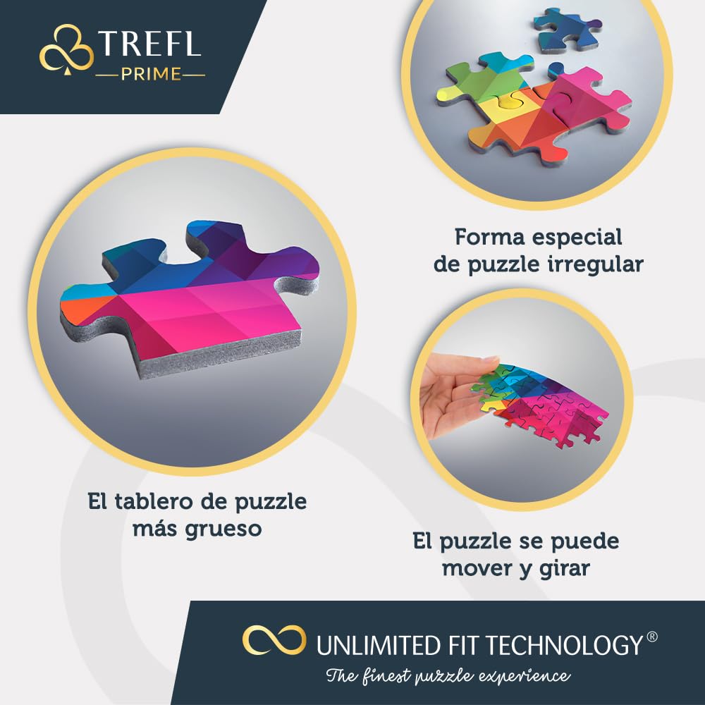 TREFL Prime-Puzzle UFT, Earth Chronicles: from Creation to The Future-21 000 Piezas, puzle Gigante, cartón más Grueso, para Adultos niños Desde los 12 años, Multicolor (81040)