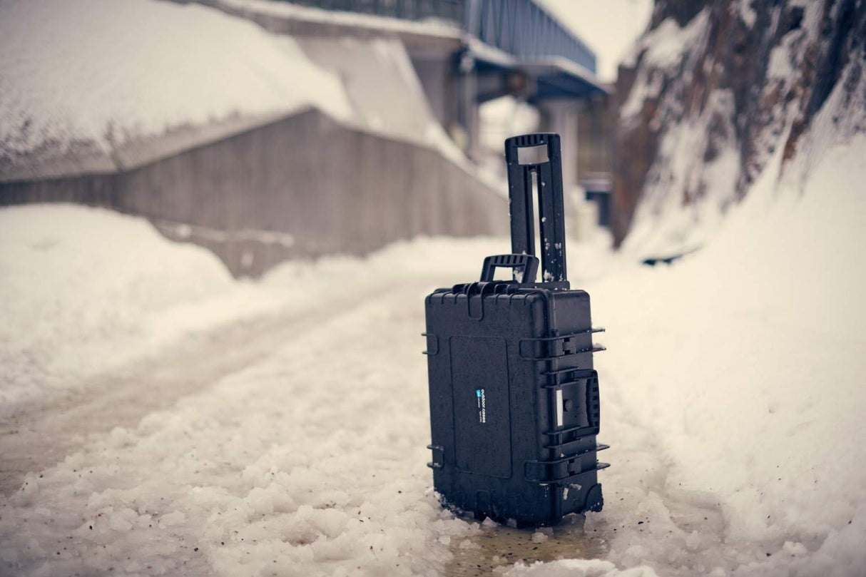 B&W 6800/B/SI Trolley Case Negro - Caja (Trolley Case, Polipropileno (PP), Negro, IP67, Resistente al Polvo, Resistente al Agua, 70,9 L)