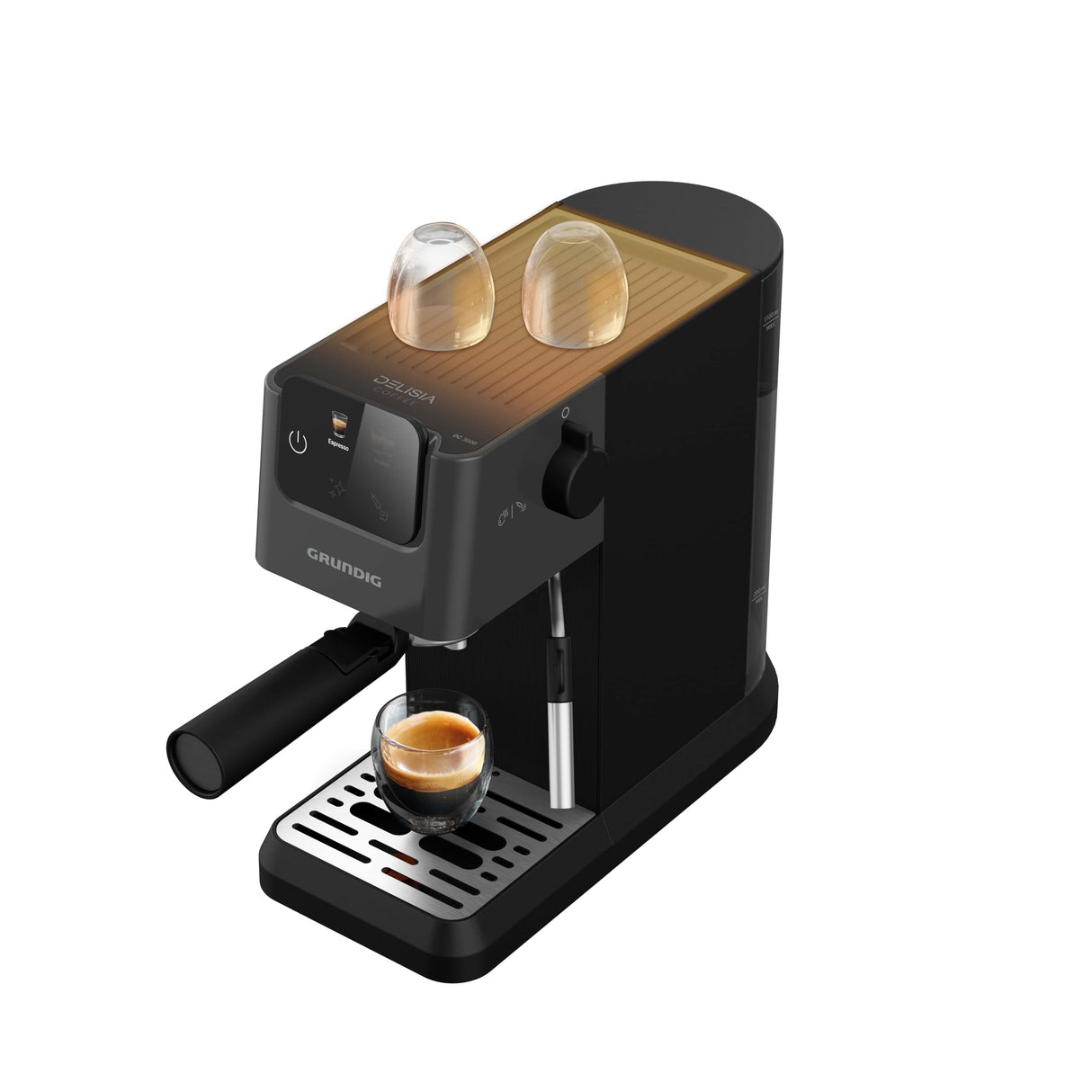 Grundig KSM 4330 Delisia Coffee - Espumador de leche semiautomático, Boquilla para espumar leche